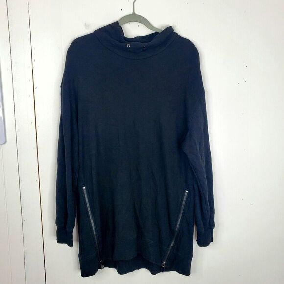 David Lerner Evereve Cowl Neck Sweatshirt Casual Streetwear Lounge Luxe WOmens S - Picture 1 of 10